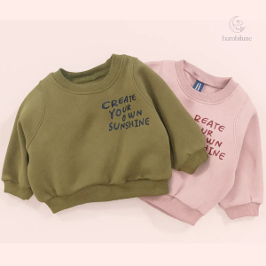Pull Mini Fashion "Créer votre propre soleil" pour enfants