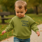 Pull pour enfants avec design inspirant et lumineux