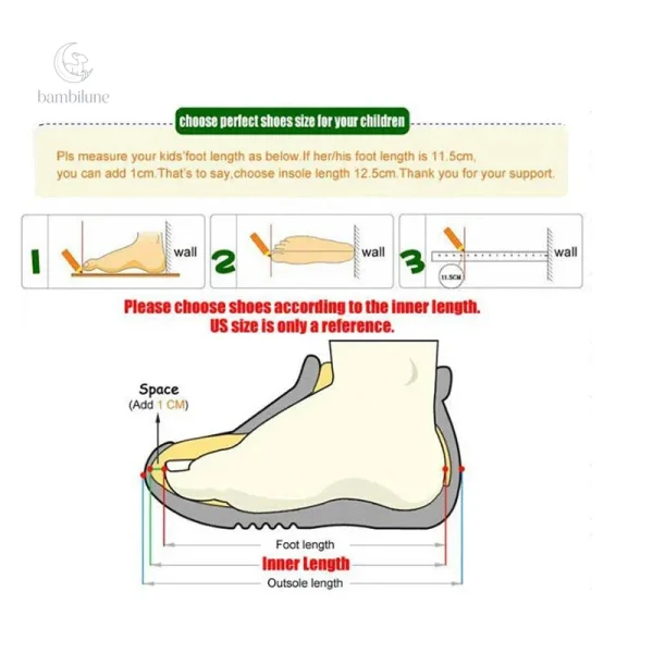Chaussures pour enfants, look chic et moderne