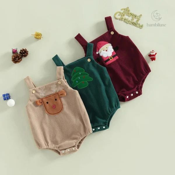 Mini combinaison de Noël pour enfants - Design festif