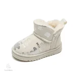 Mode enfantine : bottes de neige à imprimé actuel