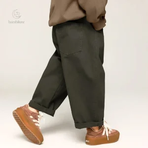 Vêtement d'automne pour enfants, pantalon large