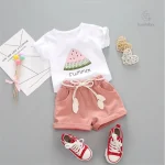 Designs raffinés pour tenue d'été enfant