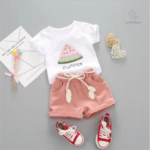 Designs raffinés pour tenue d'été enfant