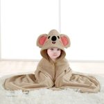 Serviette de bain mignonne pour enfants avec motifs d'animaux