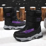 Chaussures d'automne en peluche chaude et stylée