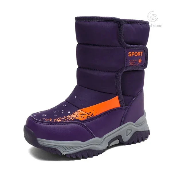 Mini bottes d'hiver avec doublure en tissu doux