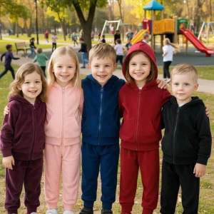 Mini Fashion – Survêtement doux et chaud pour enfants