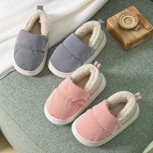 Chaussons d'hiver avec doublure en polaire douce