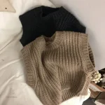 Pull chaud pour enfants en tricot