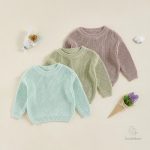 Mini Fashion - Pull en tricot doux pour enfant