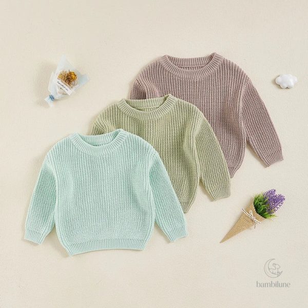 Mini Fashion - Pull en tricot doux pour enfant