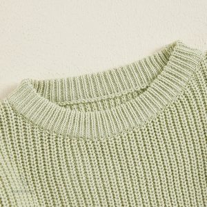 Vêtement en tricot doux pour enfants