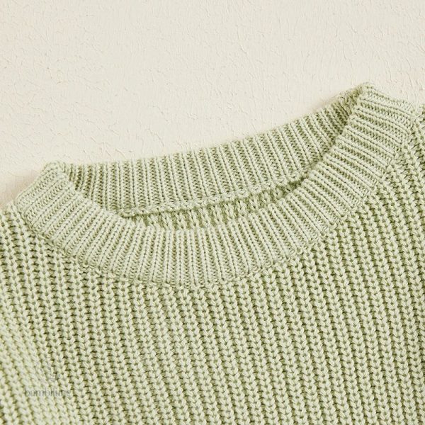 Vêtement en tricot doux pour enfants