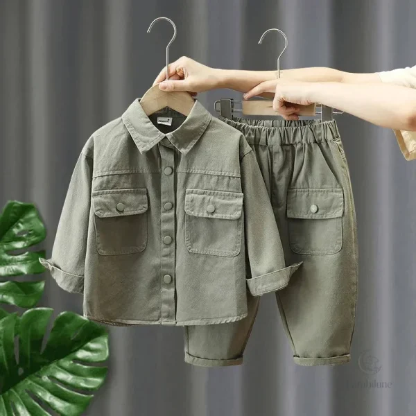 Mini Fashion - Ensemble automne en denim 2 pièces