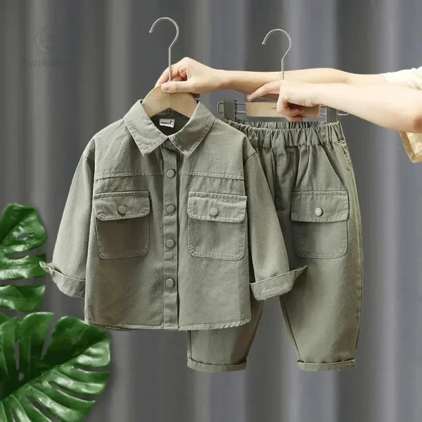 Mini Fashion - Tenue d'automne en denim pour petits aventuriers
