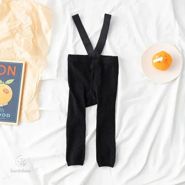Confort enfant : leggings avec bretelles ajustables