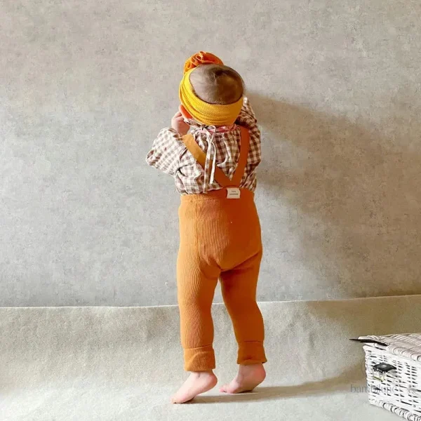 Bretelles confortables sur leggings pour enfant