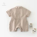 Style estival pour bébé - combinaison confortable et pratique