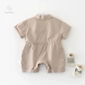 Style estival pour bébé - combinaison confortable et pratique
