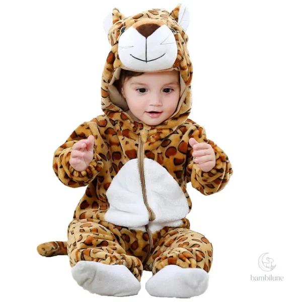 Combinaison pour bébés, style animalier tendance