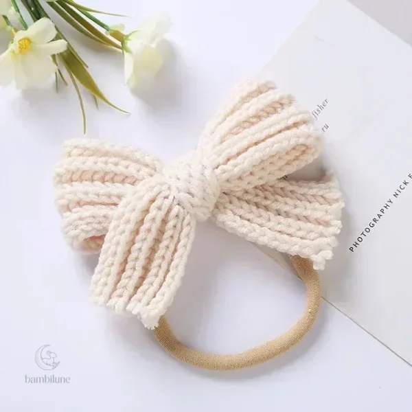 Mini bandeau à nœud, idéal pour les tenues d'hiver