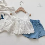 Ensemble dentelle pour filles - Mini Fashion