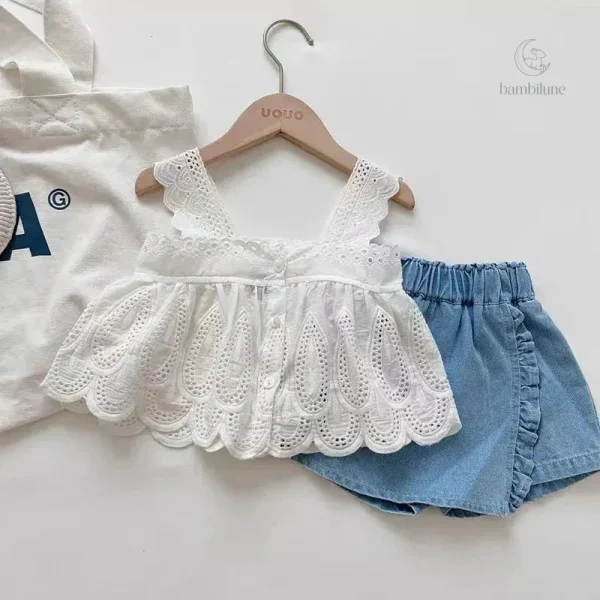 Ensemble dentelle pour filles - Mini Fashion