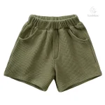 Ensemble de vêtements d'été en tissu côtelé pour petits