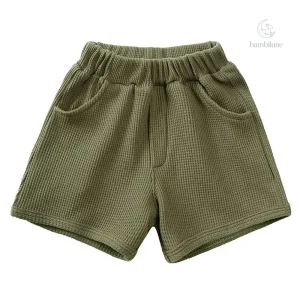 Ensemble de vêtements d'été en tissu côtelé pour petits