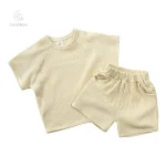 Mini ensemble fashion d'été en tissu confortable pour enfants