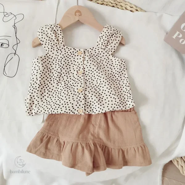 Mini Fashion - Ensemble d'été coton pour filles