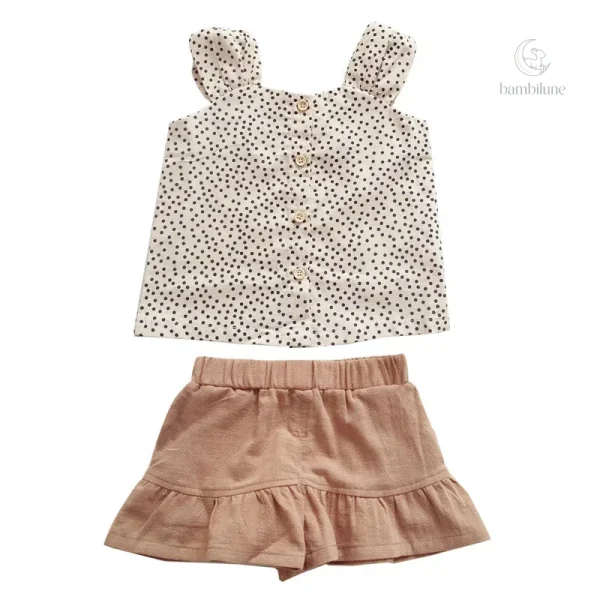 Vêtements d'été colorés pour filles