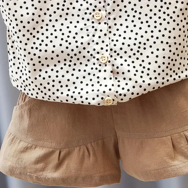 Robe d'été en coton pour petites filles