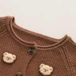 Tenue d'hiver enfant, ensemble ours à capuche