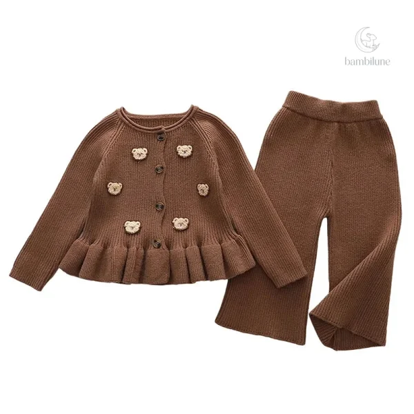 Mini mode d'hiver, ensemble confortable pour enfants