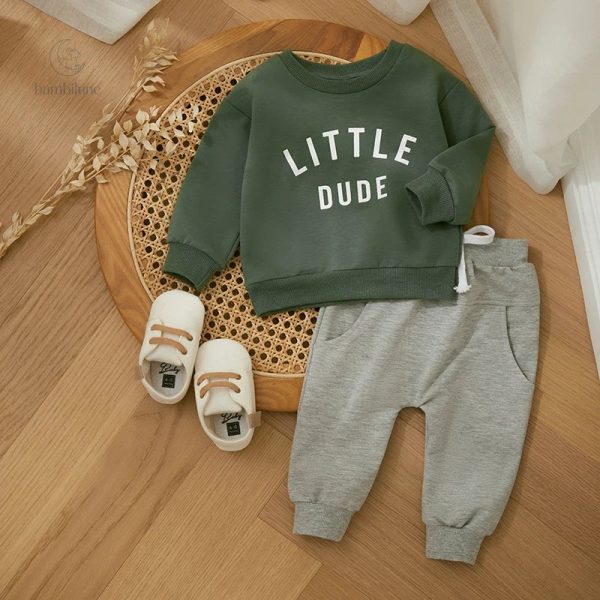 Ensemble coton 'Little Dude' pour enfants