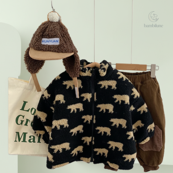 Vêtement d'automne pour enfants, gilet polaire