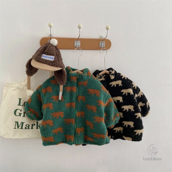 Gilet polaire mignon pour enfants