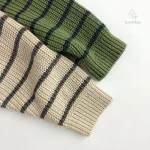 Pull confortable pour enfants, zip devant