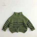 Pull enfant en coton avec zip