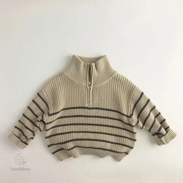 Mode enfant : pull zippé pour le quotidien