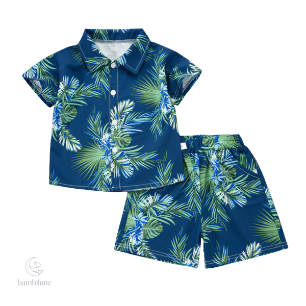 Vêtements pour garçons aux motifs floraux