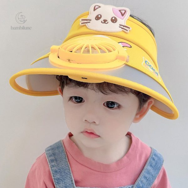 Accessoire de mode enfant - Chapeau éventail coloré