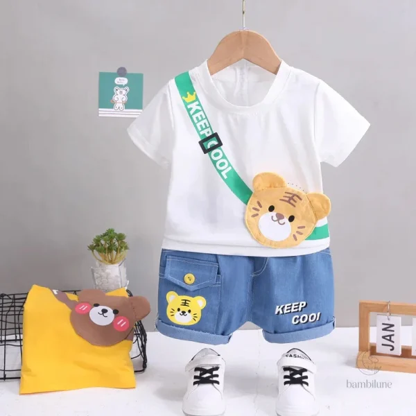 Ensemble Mini Fashion - Imprimé animal tendance pour petits