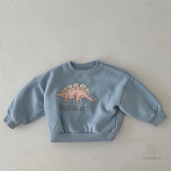 Vêtement pour enfants, pull dinosaure stylé et confortable