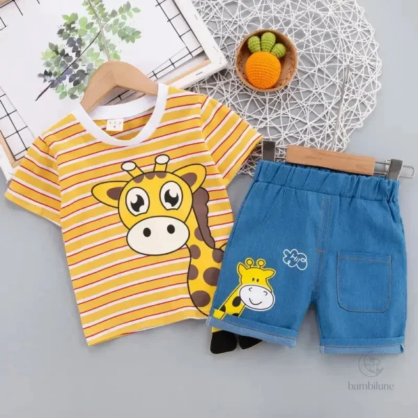 Collection Mini Fashion - Imprimé girafe pour look ludique