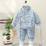 Mode enfant - ensemble tendance à imprimé léopard