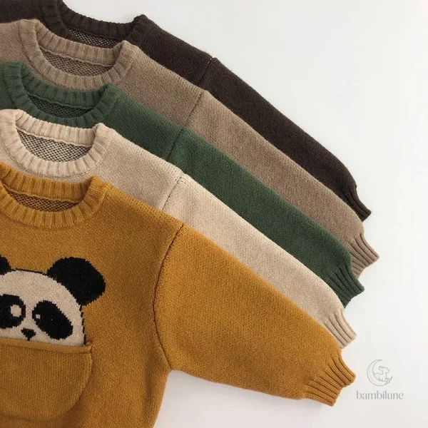 Pull pour enfants avec imprimé amusant et pratique