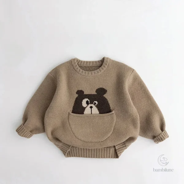 Pull stylé pour enfants avec motifs ludiques